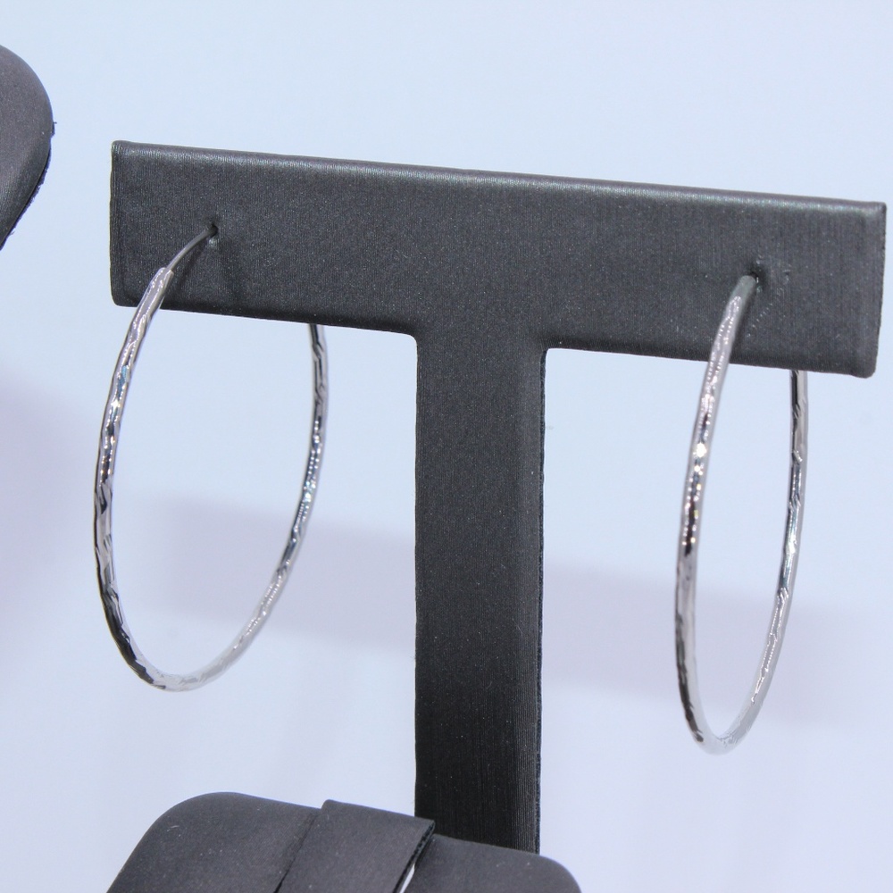 Silver Hoop Earrings